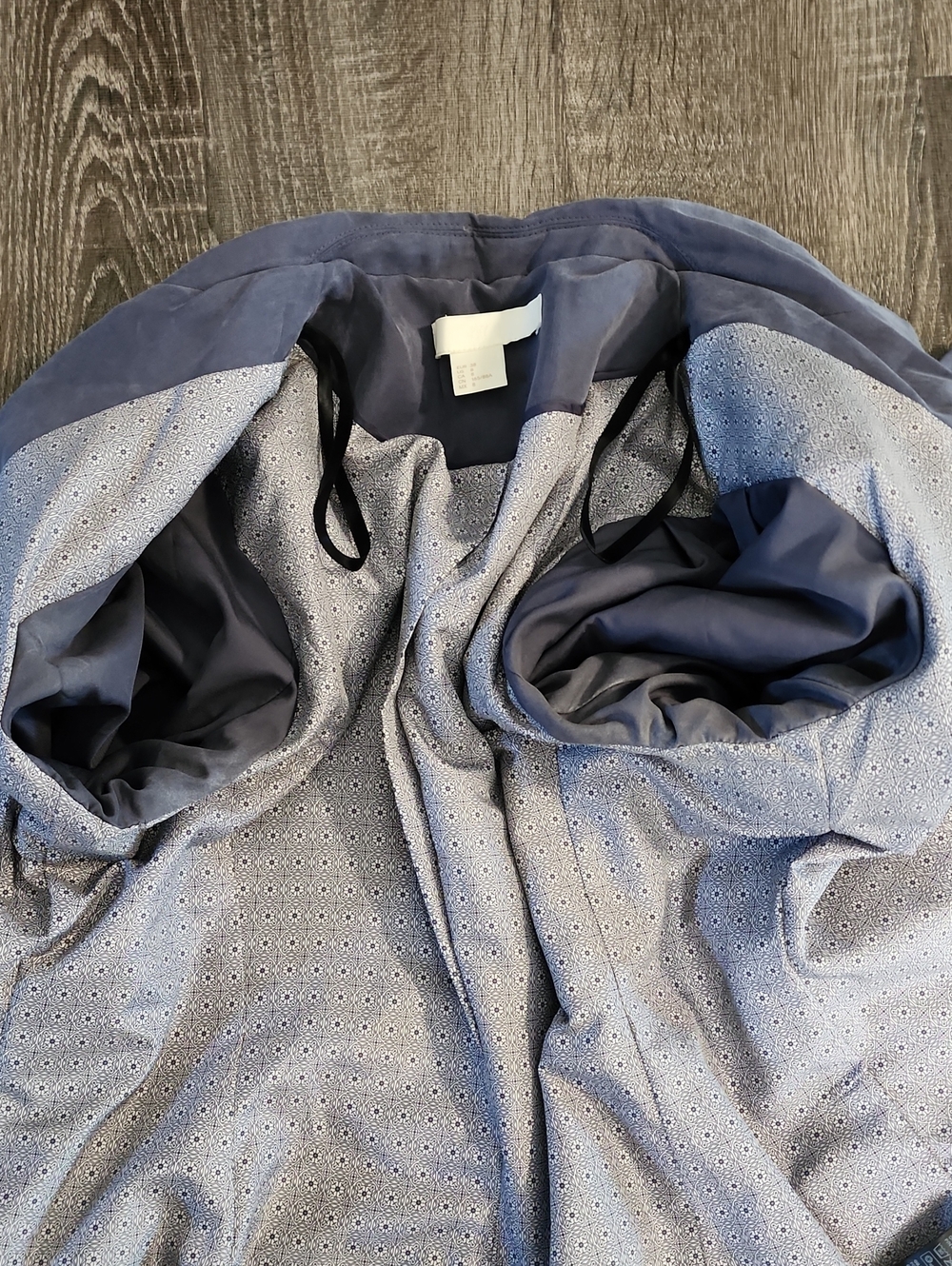 🌵 H&M Blue-Grey Fitted Jacket 🌵 - Picture 4 of 5